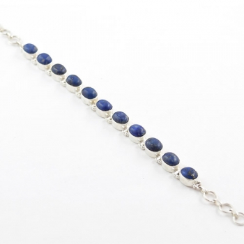 925 sterling silver lapis lazuli bracelet